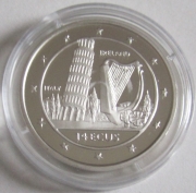 Gibraltar 14 ECU 1996 Italian & Irish Council Presidency Silver