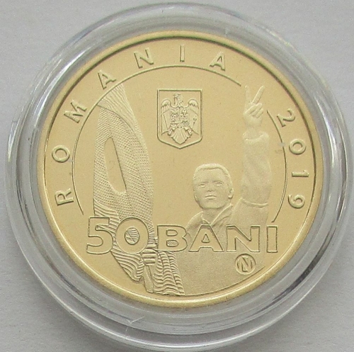 Romania 50 Bani 2019 30 Years Revolution of 1989 Proof