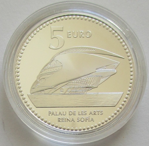 Spanien 5 Euro 2012 Provinzhauptstädte Valencia