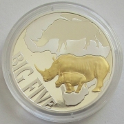 DR Kongo 240 Francs 2013 Big Five Nashorn