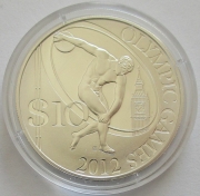 Solomon Islands 10 Dollars 2008 Olympics London Discus...
