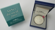 France 5 Euro 2009 Lunar Ox Silver