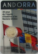 Andorra 2 Euro 2023 30 Jahre UN-Beitritt BU
