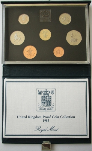 United Kingdom Proof Coin Set 1985