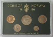 Norway Coin Set 1986
