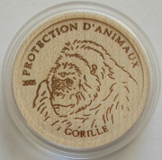 DR Congo 5 Francs 2005 Wildlife Gorilla