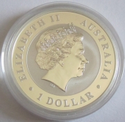 Australia 1 Dollar 2012 Outback Kangaroo 1 Oz Silver...