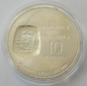 Venezuela 10 Bolivares 1973 Simón Bolívar...