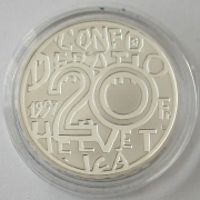 Schweiz 20 Franken 1997 Jeremias Gotthelf PP
