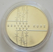 Switzerland 20 Franken 1992 Gertrud Kurz Silver BU