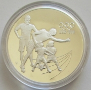 Canada 15 Dollars 1992 100 Years Olympics Children 1 Oz Silver