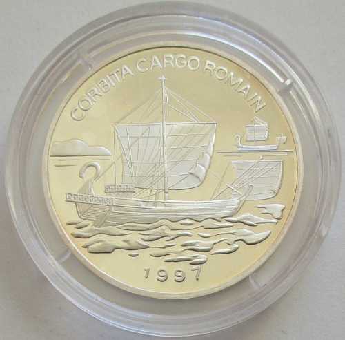 Kongo 1000 Francs 1997 Schiffe Corbita