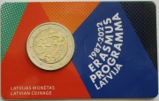 Latvia 2 Euro 2022 35 Years Erasmus Programme BU