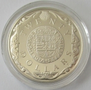 British Virgin Islands 20 Dollars 1985 Lost Treasures...
