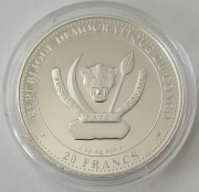 DR Kongo 20 Francs 2022 Prehistoric Life Liopleurodon