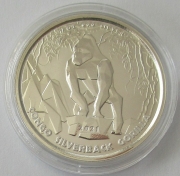 Congo 500 Francs 2021 Silverback Gorilla 1 Oz Silver