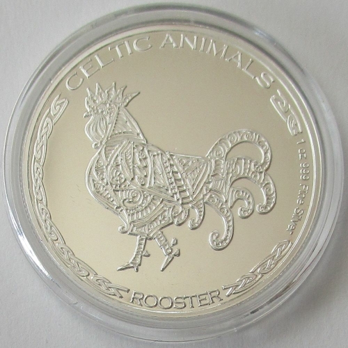 Tschad 500 Francs 2022 Celtic Animals Hahn
