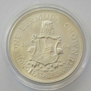 Bermuda 1 Crown 1964 Staatswappen