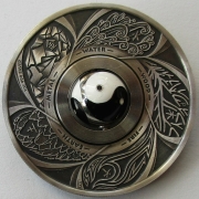 Tuvalu 1 Dollar 2016 Rotating Charm Yin & Yang 1 Oz...