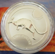 Australia 1 Dollar 2006 Kangaroo 1 Oz Silver
