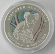 Australia 1 Dollar 2010 Discover Australia Koala 1 Oz Silver