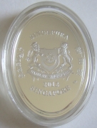 Singapore 5 Dollars 2012 Giant Panda 1 Oz Silver