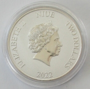 Niue 2 Dollars 2022 Disney 30 Jahre Aladdin