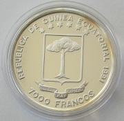 Äquatorialguinea 7000 Francos 1991 500 Jahre Amerika...