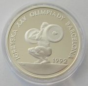 Polen 200000 Zlotych 1991 Olympia Barcelona Gewichtheben