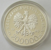 Poland 200000 Zlotych 1990 Tadeusz Komorowski Silver