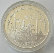 Poland 100000 Zlotych 1991 World War II Henryk "Hubal" Dobrzański Silver