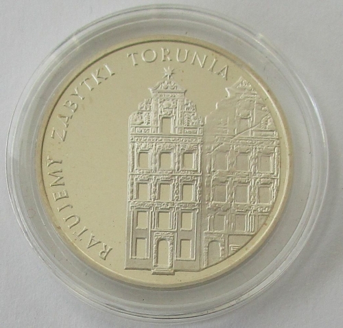 Poland 5000 Zlotych 1989 Medieval Town of Toruń Silver