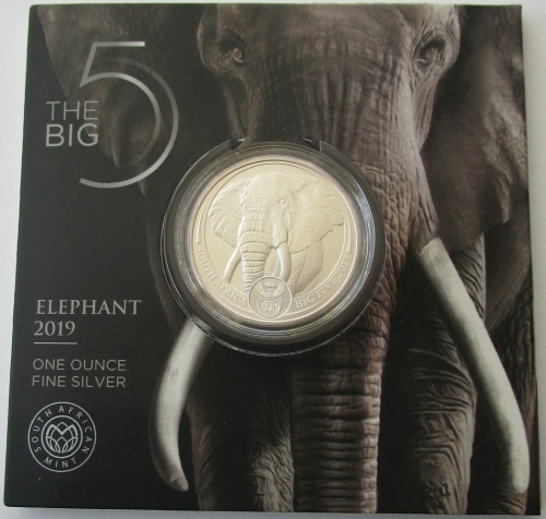 Südafrika 5 Rand 2019 Big Five I Elefant