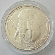 South Africa 5 Rand 2019 Big Five I Elephant 1 Oz Silver