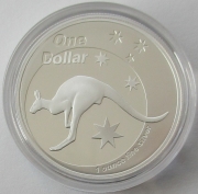 Australia 1 Dollar 2005 Kangaroo 1 Oz Silver Proof