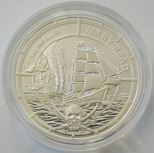 Salomonen 2 Dollars 2022 Pirate Queens Mary Read