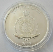 Niue 2 Dollars 2023 Disney Mickey Mouse & Minnie Mouse