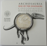 Südafrika 25 Rand 2020 Dinosaurier Coelophysis...