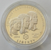 USA 1 Dollar 2013 100 Years Girl Scouts Silver Proof