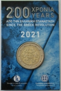 Greece 2 Euro 2021 200 Years Greek Revolution BU