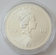 Sambia 5000 Kwacha 2002 Elefant