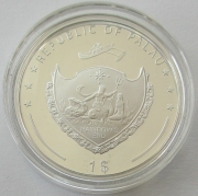 Palau 1 Dollar 2009 80 Jahre Vatikanstaat Papst Leo XIII.