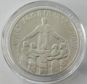 Vatican 1000 Lire 1997 Pope John Paul II Silver