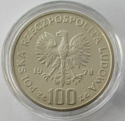 Polen 100 Zlotych 1978 Janusz Korczak