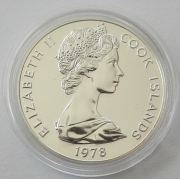 Cook-Inseln 5 Dollars 1978 Tiere Mangaia-Rohrsänger BU