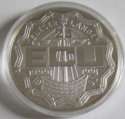 Netherlands 25 ECU 1990 Geert Groote Silver