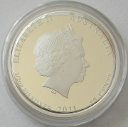Australia Three Coin Set 2011 Lunar II Rabbit 3.5 Oz Silver Proof