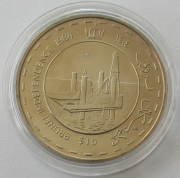 Brunei 10 Dollars 1984 Unabhängigkeit
