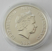 Niue 2 Dollars 2019 Disney König der Löwen Mufasa