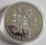 Netherlands 25 ECU 1995 Koningin Wilhelmina Silver